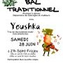 Affiche Bal Trad Youchka à Saint-Frajou avec Vivre en Comminges
