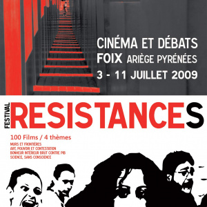 Affiche festival Résistances 2009